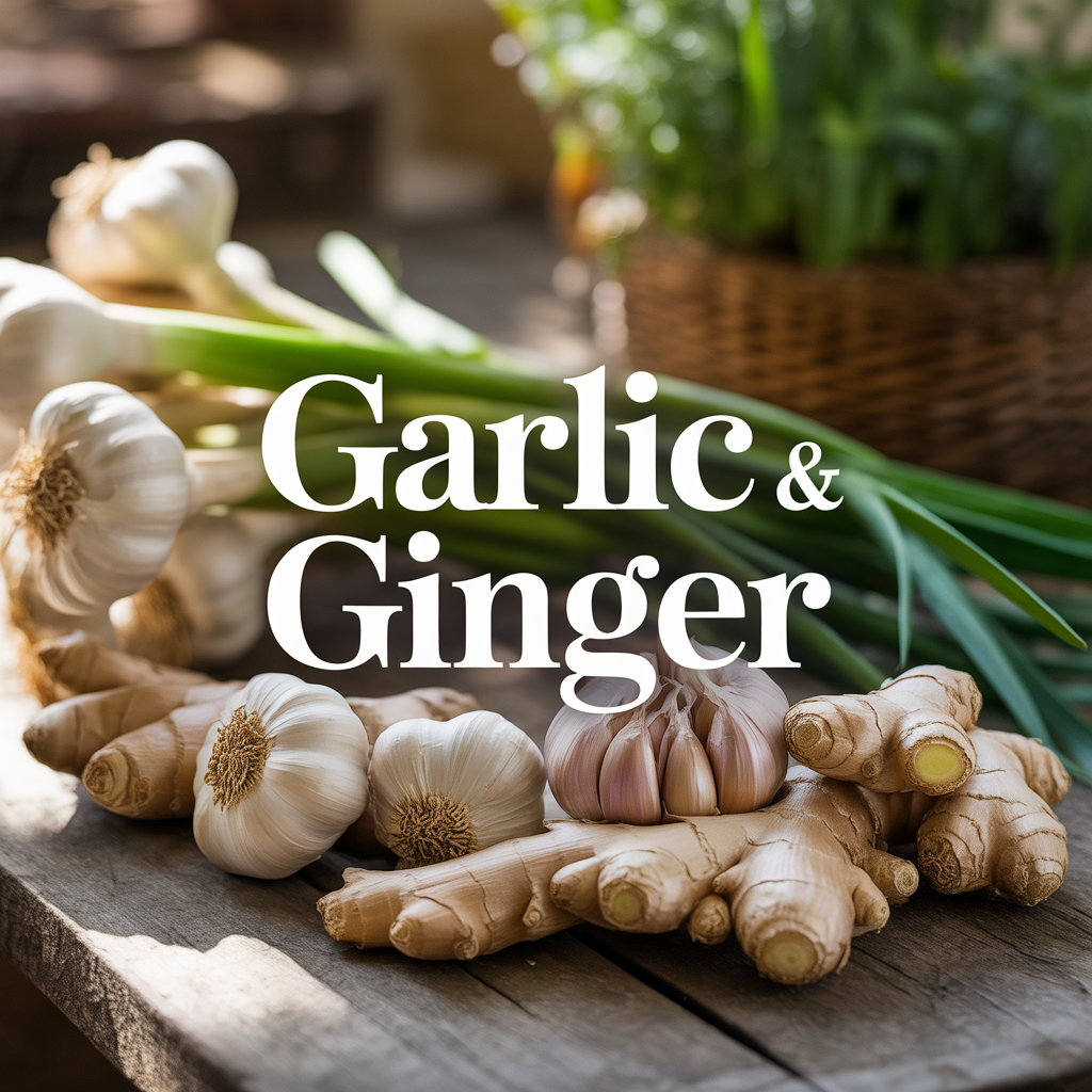 GARLIC + GINGER