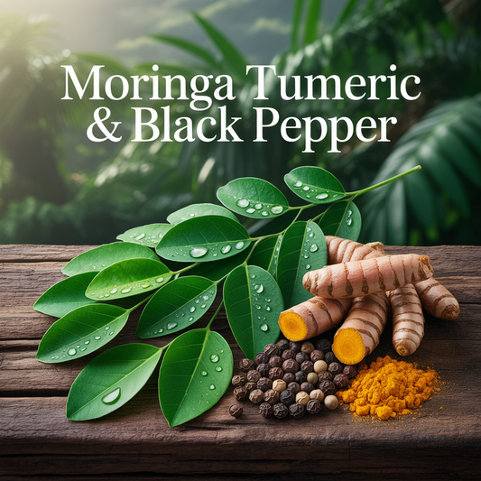 MORINGA, TUMERIC + BLACK PEPPER
