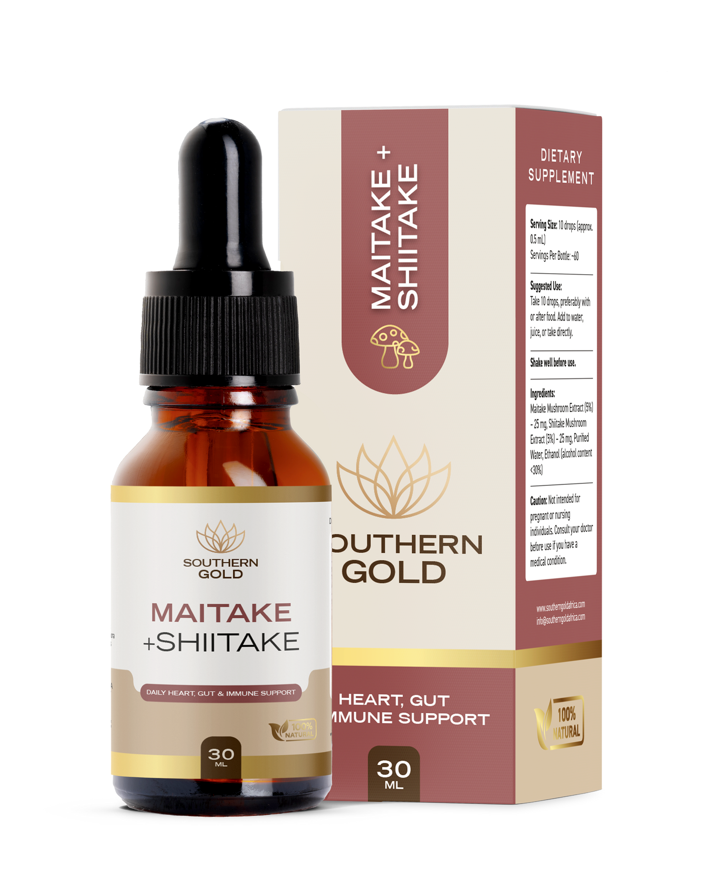 MAITAKE + SHITAKE MUSHROOM BLEND