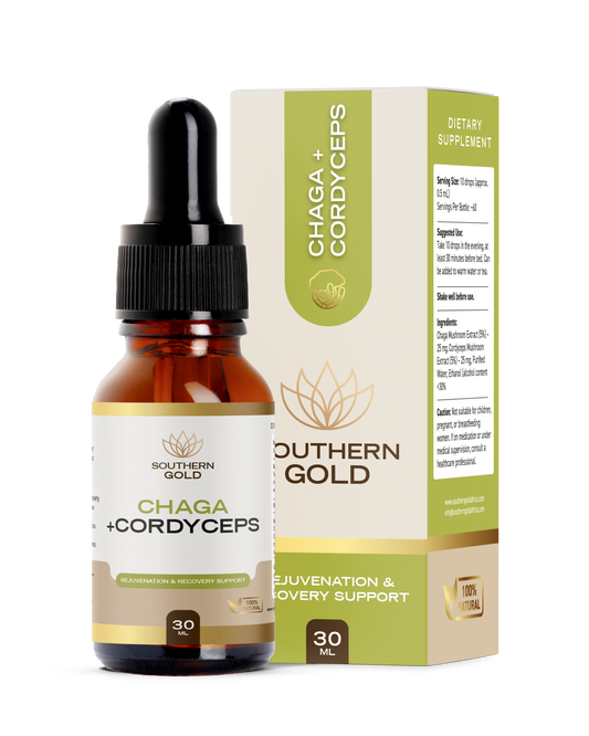 CHAGA + CORDYCEPS MUSHROOMS